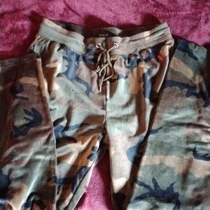 Polo Ralph Lauren Velour Camo Sleep Joggers